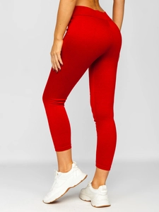 Dam Leggings Röd Bolf YW01001A2