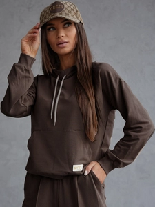 Dam 2-delad Träningsoverall Choklad Bolf 82162