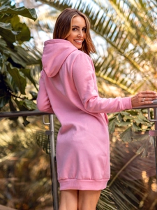 Dam Lång Huvtröja Ljusrosa Bolf YS10005