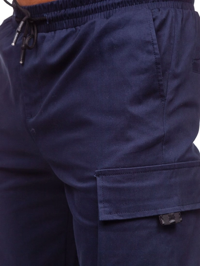 Herr Cargo Joggers Marinblå Bolf 701