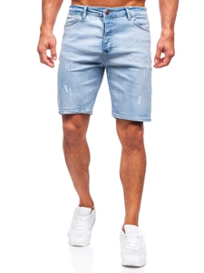 Herr Jeansshorts Blå Bolf 0470