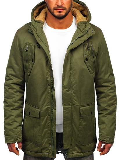 Herr Vinterparkas Grön Bolf 1794