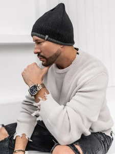 Herr Varm vintermössa Svart Bolf 387056