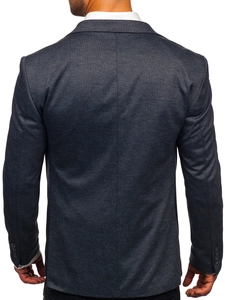 Herr Casual Kavaj Bläckfärgad Bolf 023