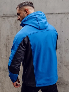 Herr Lättvikt Softshelljacka Blå Bolf T019A