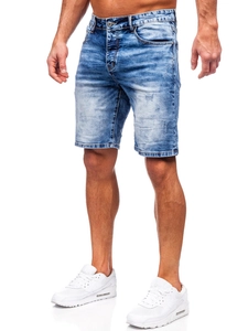 Herr Jeansshorts Marinblå Bolf RJ933
