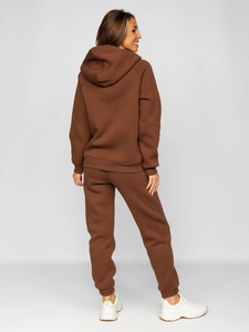 Dam 2-delad Träningsoverall Brun Bolf 5996