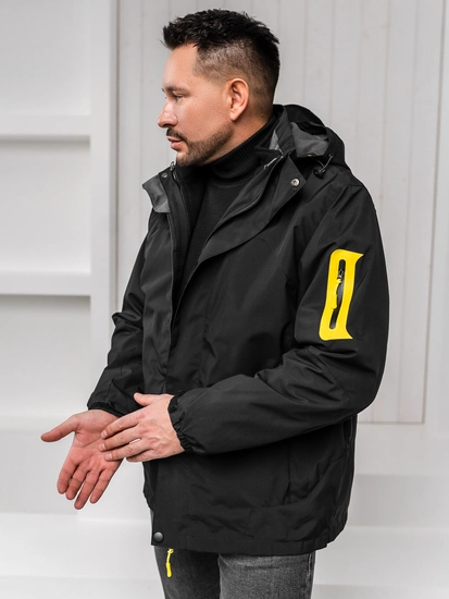 Herr Vinterjacka med foder Svart Bolf 5M3263A1