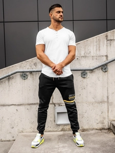 Herr Sweatpants Svart Bolf AM108A