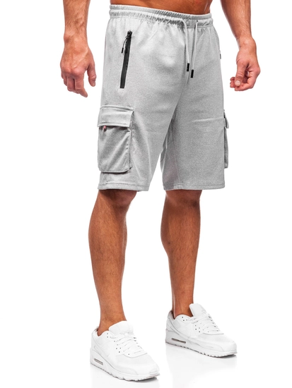 Herr Cargo Shorts Grå Bolf 8K278