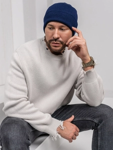 Herr Varm vinterbeanie Marinblå YW09004M