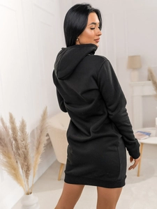 Dam Lång Huvtröja Svart Bolf YS10005A2