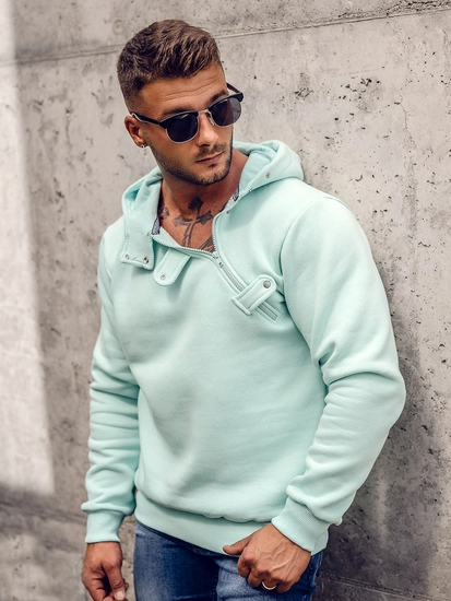 Herr Tjock Huvtröja Mint Bolf 06A