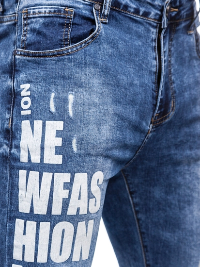 Herr Jeans Slim Fit Blå Bolf TF292