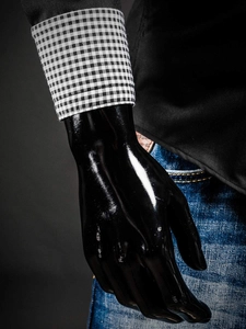 Herr Elegant Långärmad Skjorta Svart Bolf 0939A