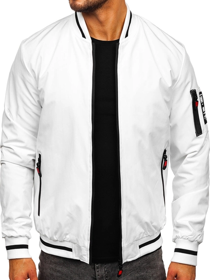 Herr Lättvikt Bomberjacka Vit Bolf 84M3034