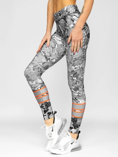 Dam Leggings Grå Bolf 20329