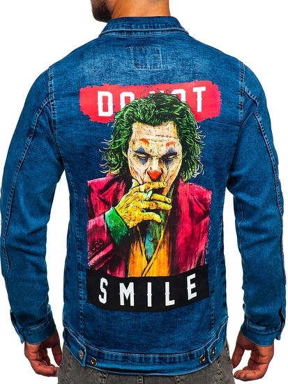 Herr Jeansjacka Blå Bolf 701