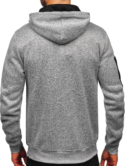 Herr Lättviktsjacka med huva Grå Bolf TC1211