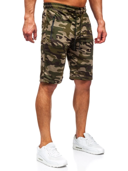 Herr Camo-shorts Grön Bolf JX865