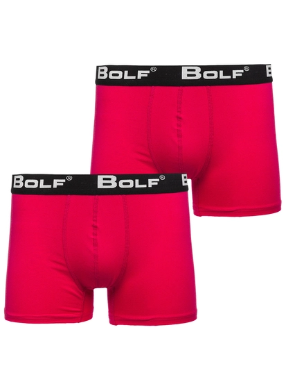Herr Boxershorts Ljusrosa Bolf 0953-2P 2 PACK