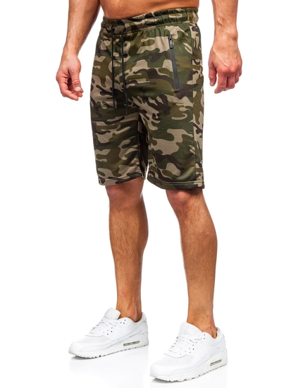 Herr Camo-shorts Grön Bolf JX865