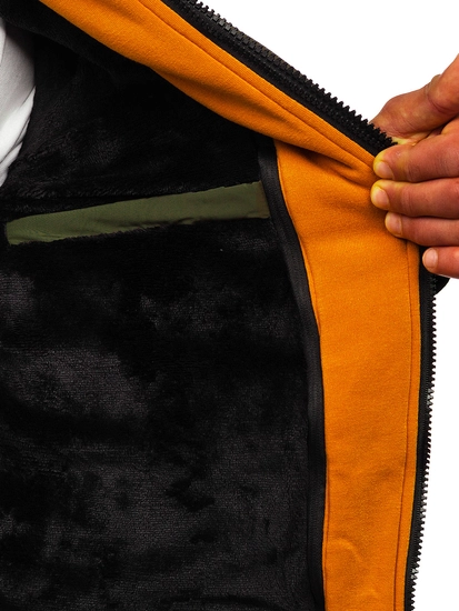 Herr Quiltad Vinterjacka Grön Bolf 6900