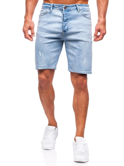 Herr Jeansshorts Blå Bolf 0470