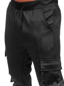 Herr Cargo-joggers Svart Bolf 8K1118