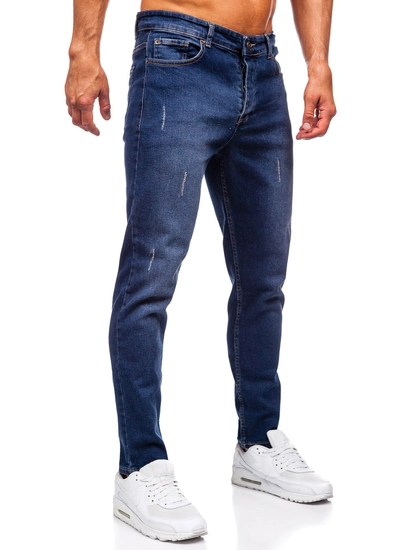 Herr Jeans Slim Fit Marinblå Bolf 6558-2