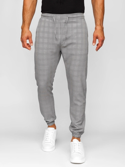 Herr Rutig Joggers Grå Bolf 0066