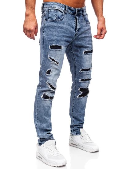 Herr Jeans Slim Fit Blå Bolf MP0153B