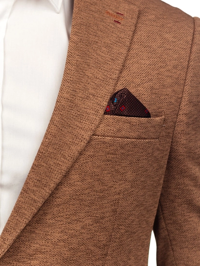 Herr Casual Kavaj Brun Bolf 24401
