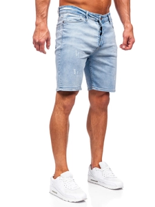 Herr Jeansshorts Blå Bolf 0470