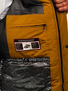 Herr Vinterparkas Camel Bolf 22M323