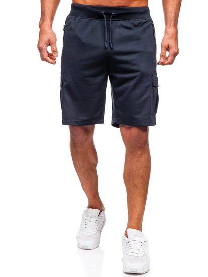 Herr Cargo-shorts Marinblå Bolf 8K1503