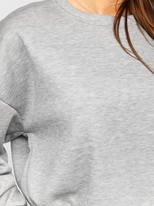 Dam 2-delad Träningsoverall Oversize Grå Bolf 8C71