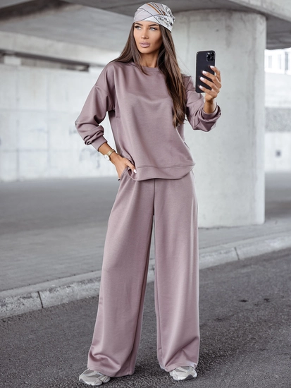 Dam 2-delad Träningsoverall och smör Cappuccino Bolf 821111