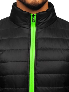 Herr Övergångsjacka Svart Bolf TY50