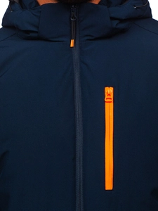 Herr Sportig Vinterjacka Marinblå Bolf HH011A