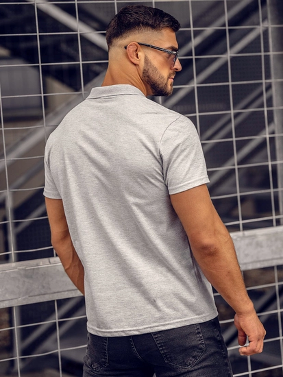 Herr Polotröja Grå Bolf 8T80A