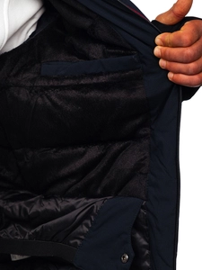 Herr Vinterjacka Marinblå Bolf 6580