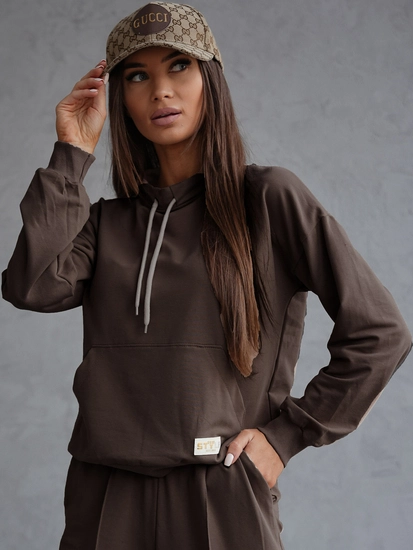 Dam 2-delad Träningsoverall Choklad Bolf 82162