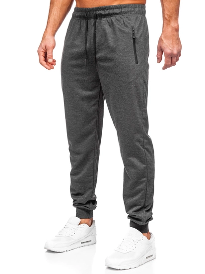 Herr Jogger-sweatpants Grafitgrå Bolf JX6105