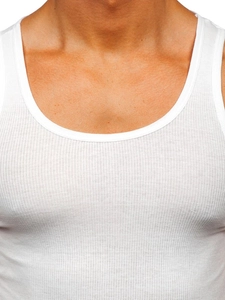 Herr Enfärgat Linne Vit Bolf NB002