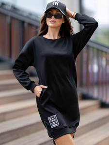 Dam sportig klänning smör Svart Bolf 524