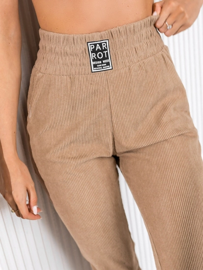 Dam Randiga Sweatpants Brun Bolf W7858