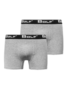 Herr Boxershorts Grå Bolf 0953-2P 2 PACK