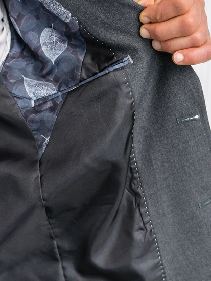 Herr Kostym Grafitgrå Bolf 03