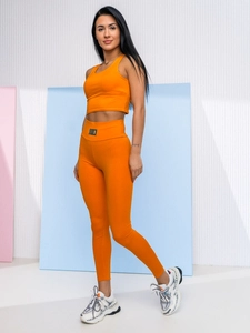 Dam 2-delad sportset Fashion Orange Bolf 022